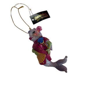 December Diamonds Spicy Tuna Roll Mermaid Ornament 6 Inch Asian Inspired
